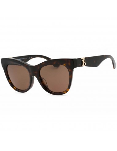 Burberry Women's Sunglasses - Dark Havana Plastic Cat Eye Frame | 0BE4418F 300273 Les magasins à Paris