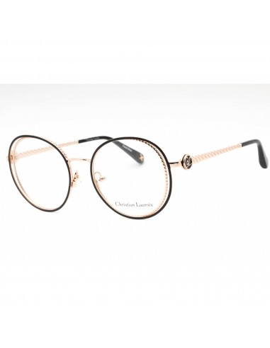 Christian Lacroix Women's Eyeglasses - Gold/Black Metal Round Shape Frame| CL3070 006 hantent personnes