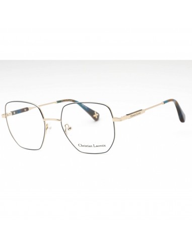 Christian Lacroix Women's Eyeglasses - Blue/Gold Metal Geometric Frame | CL3077 600 shop