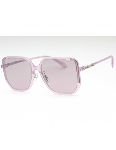 Coach Women's Sunglasses - Milky Purple Plastic Geometric Frame | 0HC8401D 5696AK sur le site 