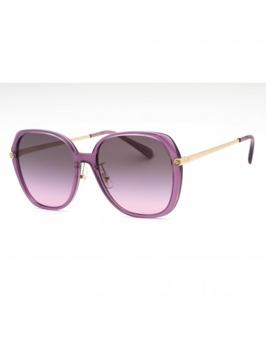 Coach Women's Sunglasses - Transparent Purple Plastic Oversized | 0HC8403D 582590 Economisez 