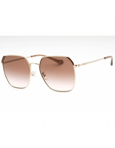 Coach Women's Sunglasses - Shiny Light Gold/Brown Metal Butterfly | 0HC7165D 900513 de votre