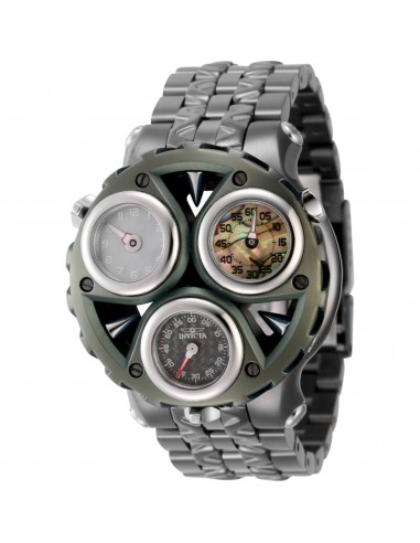 Invicta Men's Watch - Cerberus Tri Time Mint, Silver Tone, Titanium Case | 44596 acheter en ligne