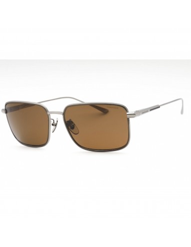 Chopard Unisex Sunglasses - Shiny Ruthenium Metal Rectangular Frame | SCHF84M E56P ouvre sa boutique