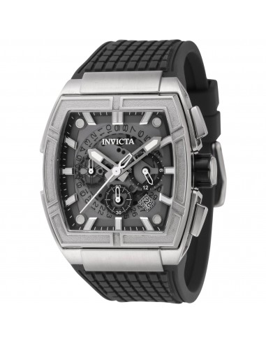 Invicta Men's Watch - S1 Rally Chronograph Grey and Black Dial Silicone Strap | 44883 de votre