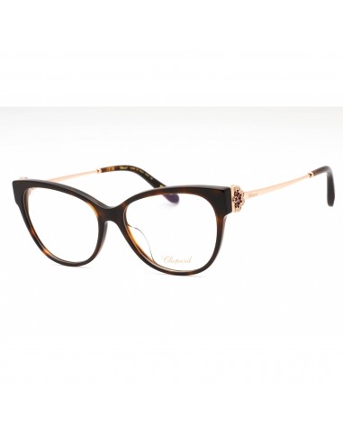 Chopard Women's Eyeglasses - Shiny Dark Tortoise Plastic Cat Eye Frame | VCH325S 01AY pas chere