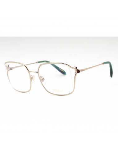 Chopard Women's Eyeglasses - Shiny Light Gold Metal Butterfly Frame | VCHG29S 0594 en stock