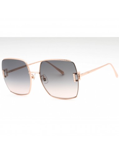 Chopard Women's Sunglasses - Shiny Copper Gold Metal Square Shape Frame| SCHG30M 08FC Le MVP de beaucoup