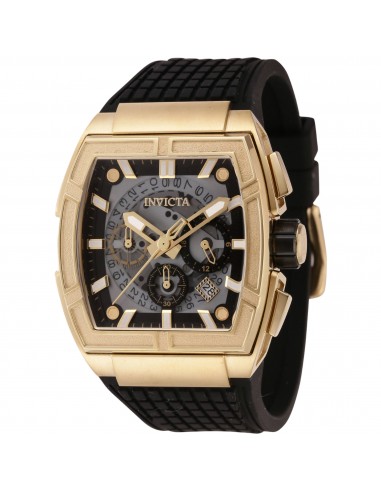 Invicta Men's Watch - S1 Rally Quartz Chronograph Black Dial Silicone Strap | 44885 le des métaux précieux