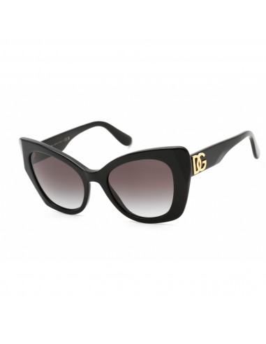 Dolce & Gabbana Women's Sunglasses - Black Plastic Cat Eye Frame | 0DG4405 501/8G pas cheres