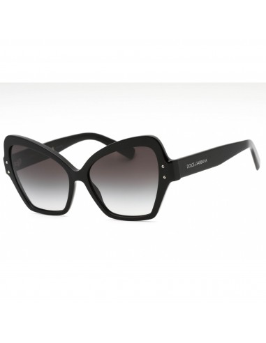 Dolce & Gabbana Women's Sunglasses - Black Plastic Cat Eye Frame | 0DG4463 501/8G à prix réduit toute l'année