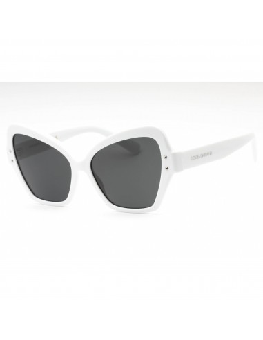 Dolce & Gabbana Women's Sunglasses - White Plastic Cat Eye Frame | 0DG4463 331287 ouvre sa boutique