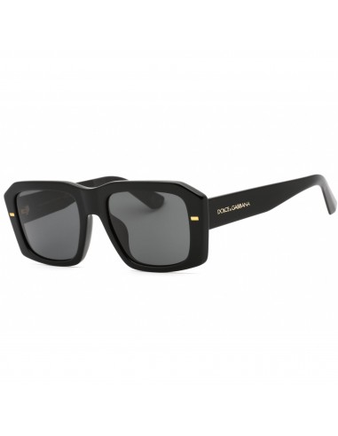 Dolce & Gabbana Men's Sunglasses - Black Plastic Geometric Frame | 0DG4430F 501/87 basket pas cher