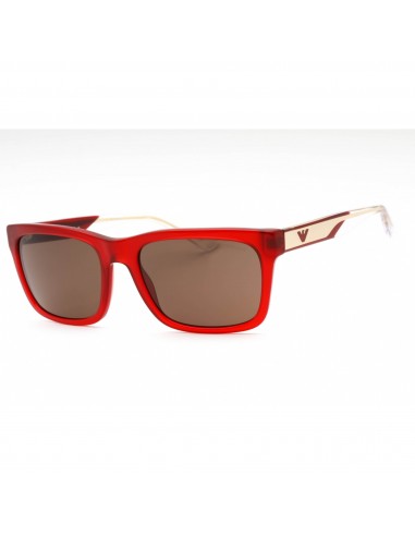 Emporio Armani Men's Sunglasses - Transparent Glossy Burgundy Frame | 0EA4224 609373 2024