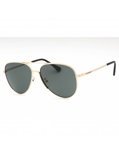 Emporio Armani Men's Sunglasses - Matte Pale Gold Aviator Frame | 0EA2149D 300271 en ligne