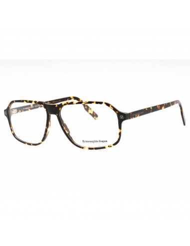 Ermenegildo Zegna Women's Eyeglasses - Dark Havana Rectangular Frame | EZ5227 052 de l' environnement