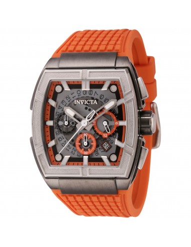 Invicta Men's Watch - S1 Rally Chrono Black and Orange Dial Silicone Strap | 44889 de la marque