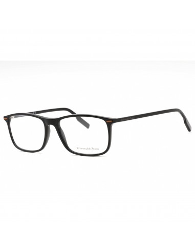 Ermenegildo Zegna Men's Eyeglasses - Shiny Black Plastic Rectangular | EZ5236 001 sélection de produits