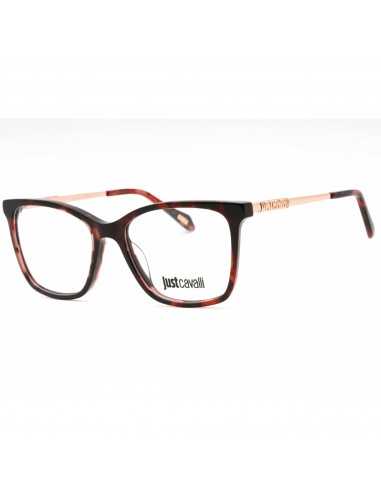 Just Cavalli Women's Eyeglasses - Shiny Red Tortoise Plastic Cat Eye | VJC007 09JC Economisez 