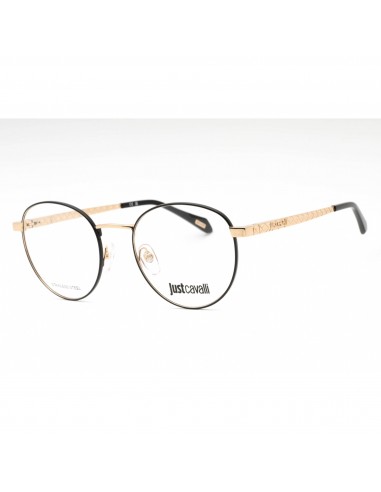 Just Cavalli Women's Eyeglasses - Black On Rose Gold Metal Round Frame | VJC017 0301 l'achat 