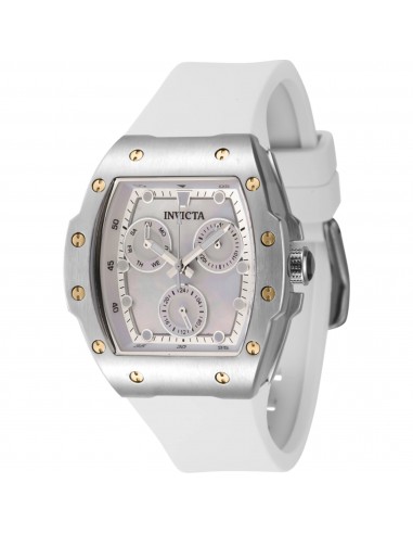 Invicta Women's Watch - Racing Mother of Pearl Dial White Rubber Strap Quartz | 45640 store