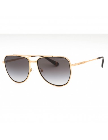 Michael Kors Women's Sunglasses - Shiny Yellow Gold Aviator Frame | 0MK1155 18968G france