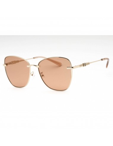 Michael Kors Women's Sunglasses - Shiny Light Gold Metal Butterfly | 0MK1158D 101403 destockage