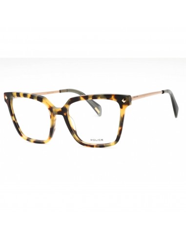 Police Women's Eyeglasses - Light Tortoise Plastic Cat Eye Full Rim | VPLD26 0777 en linge