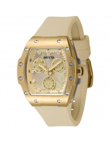 Invicta Women's Watch - Racing Champagne and MOP Gold Dial Silicone Strap | 45645 à prix réduit toute l'année