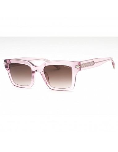 Police Women's Sunglasses - Transparent Pink Plastic Square Full Rim | SPLF32 06MH Profitez des Offres !