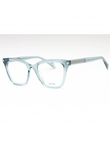 Police Women's Eyeglasses - Transparent Blue Plastic Cat Eye Shape Frame| VPLF29 06RL plus qu'un jeu 