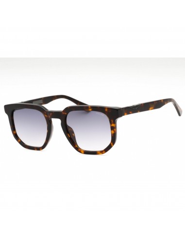 Police Men's Sunglasses - Dark Tortoise Plastic Geometric Full Rim Frame | SPLF88 0722 Fin de série