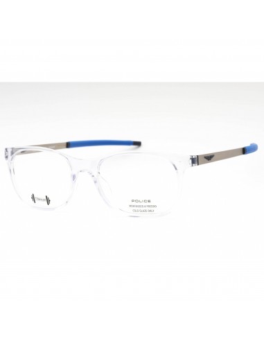 Police Men's Eyeglasses - Transparent Plastic Oval Shape Full Rim Frame | VPLF86 0P79 Les êtres humains sont 