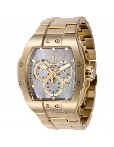 Invicta Men's Watch - S1 Rally Quartz Platinum MPP Dial Yellow Gold Bracelet | 45702 Le MVP de beaucoup