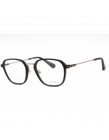 Police Unisex Eyeglasses - Matte Black Plastic Square Full Rim Frame | VPLG78 0U28 JUSQU'A -70%! 