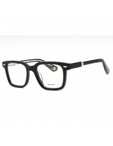 Police Men's Eyeglasses - Shiny Black Plastic Square Full Rim Frame | VPLG80 0700 offre 