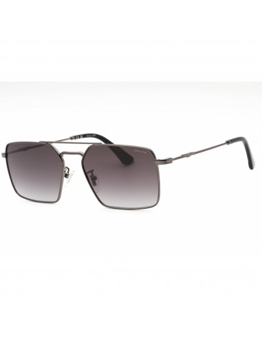 Police Men's Sunglasses - Shiny Gunmetal Aviator Full Rim 56mm Frame | SPLL07 0568 Les magasins à Paris et en Île-de-France