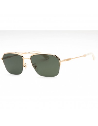 Police Men's Sunglasses - Shiny Rose Gold Metal Aviator Half Rim Frame | SPLL18 300Y prix pour 