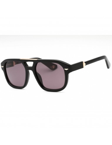 Police Men's Sunglasses - Shiny Black Plastic Pilot Full Rim Shape Frame| SPLL19 0700 Les magasins à Paris