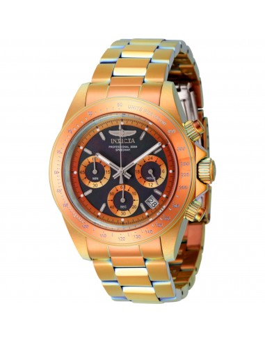 Invicta Men's Dive Watch - Speedway Chrono Black MOP Dial Fire Amber Bracelet | 45850 plus qu'un jeu 