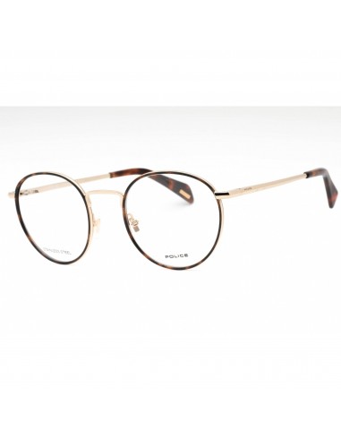 Police Women's Eyeglasses - Tortoise Gold Metal Round Full Rim Frame | VPLL29E 0300 offre 