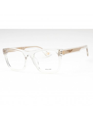 Police Men's Eyeglasses - Transparent Plastic Square Full Rim Frame | VPLE37N 0880 Comparez et commandez 