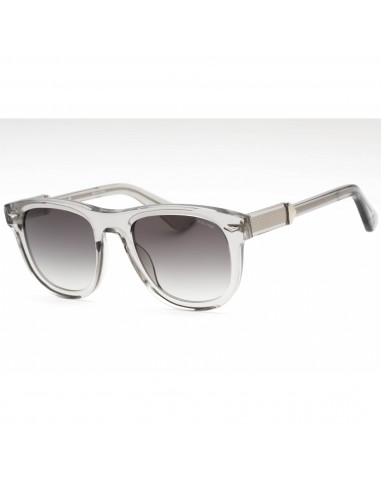 Police Men's Sunglasses - Grey Plastic Oval Frame Smoke Gradient Lens | SPLL87 03GU en linge