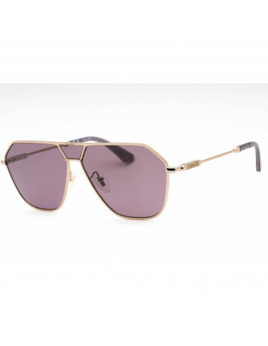 Police Women's Sunglasses - Polished Grey Gold Metal Aviator Shape Frame| SPLL89 8FFY 50-70% off 