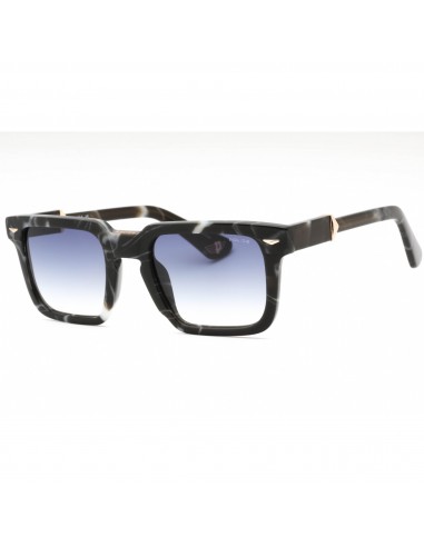 Police Men's Sunglasses - Marbled Black Plastic Square Full Rim Frame | SPLL88 0869 Voir les baskets