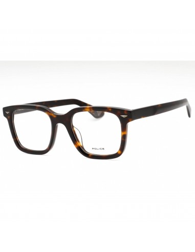 Police Men's Eyeglasses - Dark Tortoise Plastic Square Full Rim Frame | VPLG80E 722V vente chaude votre 