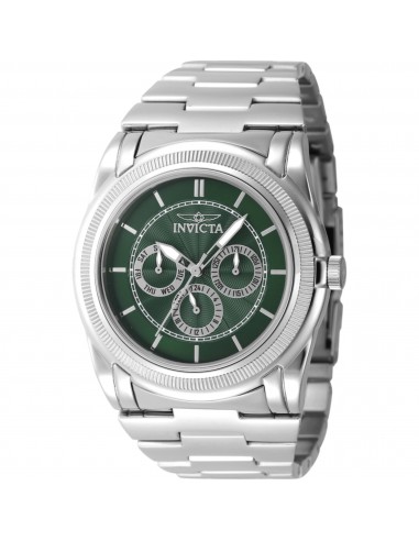 Invicta Men's Watch - Slim Green Dial Silver Stainless Steel Bracelet Quartz | 46259 en ligne