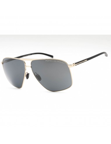 Porsche Men's Sunglasses - Light Gold/Black Metal Navigator Full Rim Frame | P8933 B prix pour 