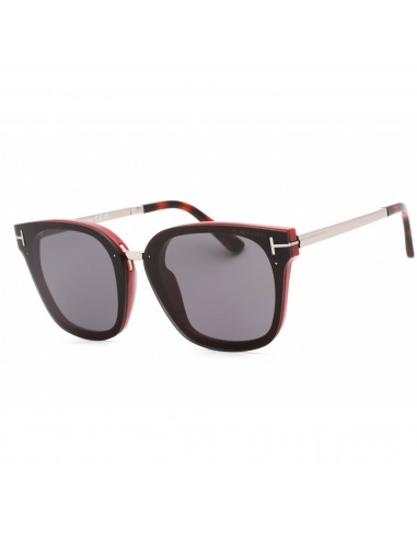 Tom Ford Women's Sunglasses - Shiny Bordeaux Cat Eye Shape Full Rim Frame | FT1014 71A Venez acheter