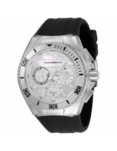 Technomarine Men's Watch - Cruise California Silver and White Mop Dial | TM-120021 JUSQU'A -70%! 